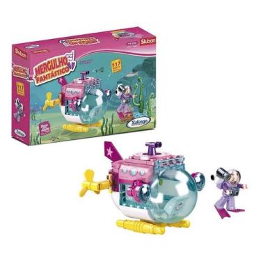 Imagem de Blocos para montar Mergulho fantático Xalingo 117 peças