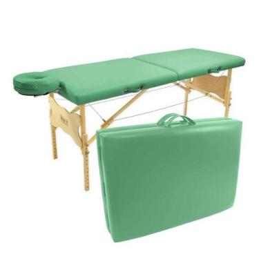 Imagem de Maca Mesa de Massagem Antares Spa Largura 80cm Portátil Com Altura Reg