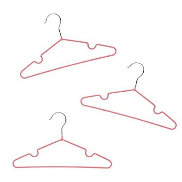 Imagem de Oikos - Conjunto Cabide Infantil de Metal Revestido 3 Peças