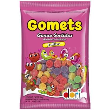 Imagem de Bala de Goma Gomets Jellies - 700g - Dori - Extra Festas