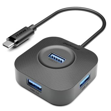 Imagem de BENFEI Hub USB C, hub USB 3.0 de 4 portas com transferência de dados de 5 Gbps, divisor USB C para MacBook tipo C, Mac Pro, iMac, Surface, XPS, pen drive, HDD móvel