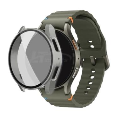 Imagem de Capa Rígida com Pelicula de Vidro Integrada LTimports compativel com Galaxy Watch 7 40mm Sm-L300 Bt e Sm-L305 Lte (LT-Titanio)