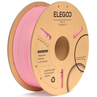 Imagem de ELEGOO Filamento PLA Plus 1,75mm Rosa 1KG, Filamento PLA+ de Impressora 3D mais Resistente e mais Forte Precisão Dimensional Pro +/- 0,02 mm, Carretel de 1kg (2,2lbs)