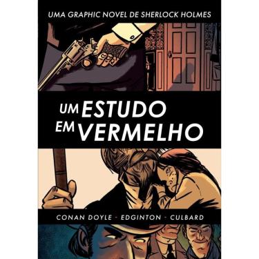 Imagem de Sherlock Holmes: Um Estudo em Vermelho: HQ Inédita - Acompanha Cards e Marcador