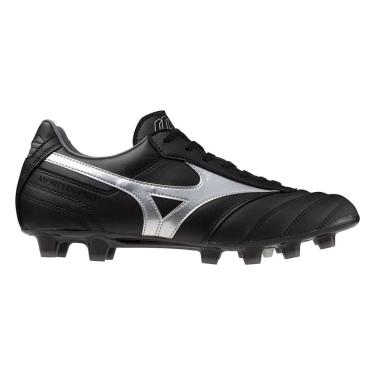 Imagem de Chuteira Campo Mizuno Morelia Elite MD II Pro - Masculino - Preto-Cinza