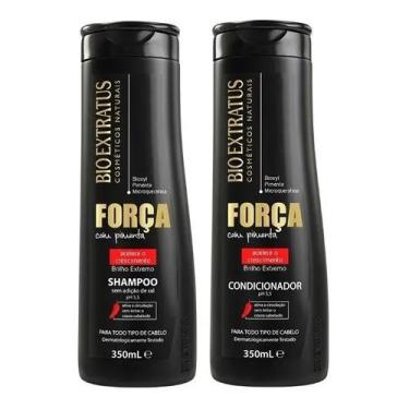 Imagem de Kit Bio extratus Força C/Pimenta - Shampoo + Condicionador 350ml