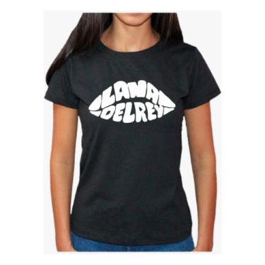 Imagem de Baby Look Lana Del Rey Show Compositora Música Camiseta Feminina - SEM