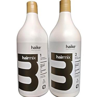 Imagem de Haike Hair Mix Btox Btx Capilar Com 2 Passos Mousse De Argan S6