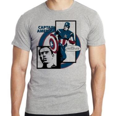 Imagem de Camiseta Capitão América Computer Blusa criança infantil juvenil adult
