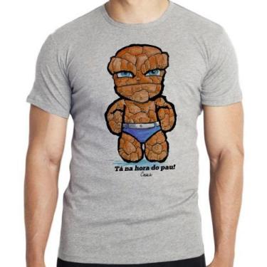 Imagem de Camiseta Coisa Quarteto Fantástico Blusa criança infantil juvenil adul