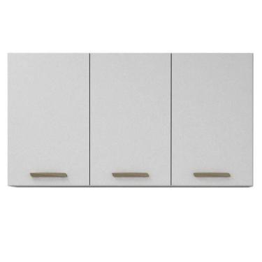 Imagem de Armário Aéreo São Luís 3 Portas Branco - Valdemóveis