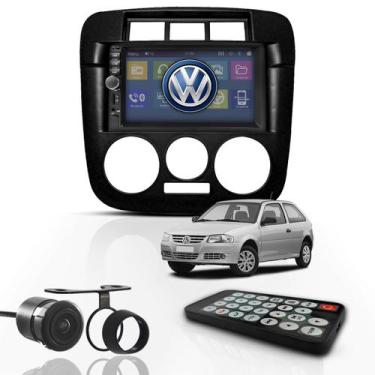 Imagem de Kit Central Multimidia Universal Mp5 2 Din Bt Espelha Volkswagen Gol G