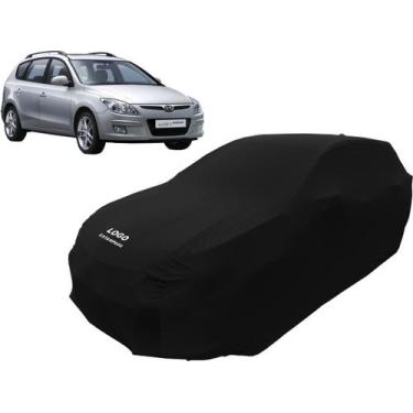 Imagem de Capa De Tecido Cor Azul Alta Proteção Carro Hyundai I30 Cw - Mz, Preta