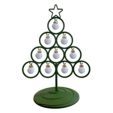 Imagem de Kit Atacadista 20 Árvore Claus Delicada de 30 cm Verde Oliva - Brilha 