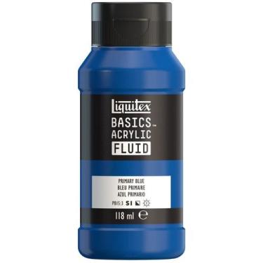 Imagem de Tinta Acrílica Liquitex Basics Fluid 118ml Primary Blue, Fluid