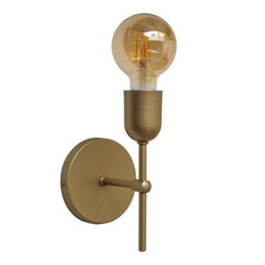 Imagem de Arandela parede cabeceira quarto e lavabo champagne fosco - Infinitylu