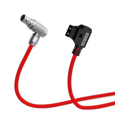 Imagem de Alvin's Cables Cabo de alimentação RED Komodo-X para RED DSMC3 DSMC2 Epic Scarlet V-Raptor, para DJI Ronin 4D, ultra macio e flexível D-Tap para cabo fêmea de ângulo reto de 6 pinos 1M/100.1 cm