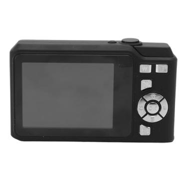 Imagem de Câmera Digital, Câmera Vlog Com Zoom Digital 48MP 1080P HD 16X, Câmera de Vídeo Anti-vibração Com Foco Automático para Fotografia, Câmera Compacta Pequena para Viagens (Preto)