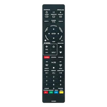 Imagem de VXX3391 Controle remoto de substituição adequado para Pioneer Blu-ray 3D Disc DVD Player VXX3392 BDP-LX58 BDP-LX78 BDP-LX88 BDP-LX58-L BDP-LX58-S BDP-LX58-K BDP-LX88-S BDP-LX88-K