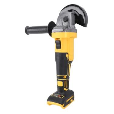 Imagem de Esmerilhadeira angular sem fio, Esmerilhadeira elétrica sem escova 20V 6600RPM Esmerilhadeira angular para corte de metal com 4 velocidades ajustáveis e alça auxiliar ajustável