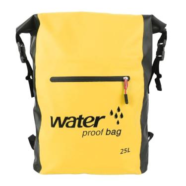 Imagem de Mochila de Saco Seco à Prova D'água, Saco de Armazenamento Seco de Separação Seca e úmida de 25L Mochila Impermeável de PVC para Viagens, Camping, Praia, Passeios de Barco,