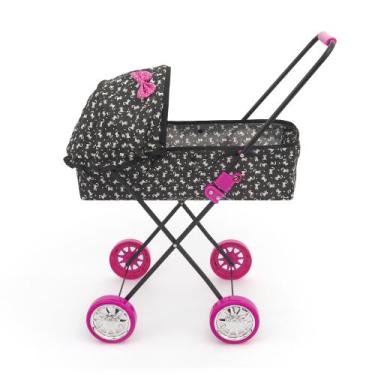 Imagem de Carrinho de Boneca Veneza 79cm Alt Bebe Reborn - SAG TOYS, Gatinho ros