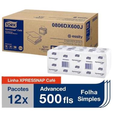 Imagem de Guardanapo café interfolhado 6000 folhas xpressnap advanced tork