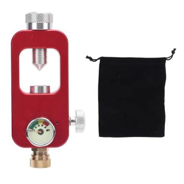Imagem de Adaptador de Recarga de Tanque de Mergulho Equipamento de Mergulho de Alumínio Com Manômetro para Cilindro de 0,5L 1L Fácil Transferência de Gás de Tanques Maiores para Menores