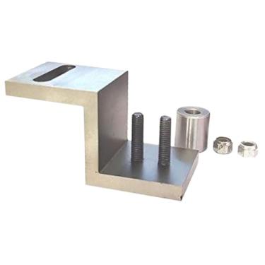 Imagem de ASSORTS Placa de ferro fundido angular tipo Z para montagem de mini deslizante vertical em mini torno cinza industrial