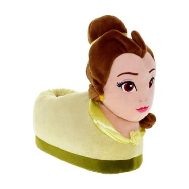 Imagem de Disney and Pixar Pantufas oficialmente licenciadas – Happy Feet para homens, mulheres e crianças, Belle - Beauty and the Beast, 5.5-10 Women/4.5-9 Men