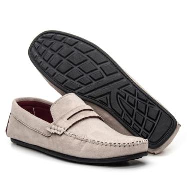 Imagem de Mocassim Masculino Dockside Camurça 200 (Branco, BR, Adulto, Numérico, 44)