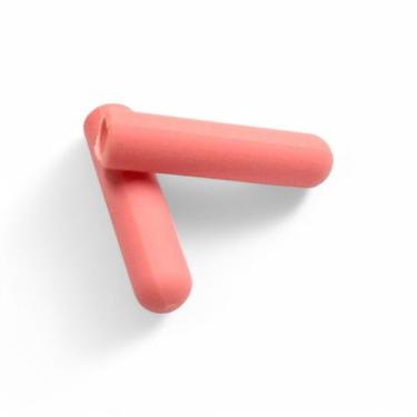 Imagem de Ponteira Emborrachada Para Cadarço - Piter Pan, Rosa, 100 unidades