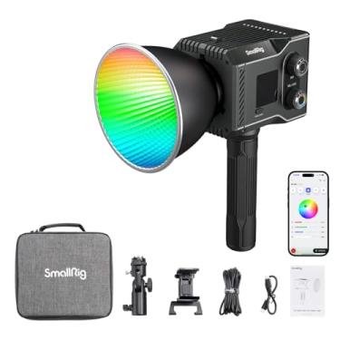 Imagem de SmallRig Luz de vídeo LED RC 60C RGB, bateria de 3400 mAh, tempo de execução de 45 minutos, controle de aplicativo, iluminação de saída contínua do tamanho da palma da mão 2500-10000K, para