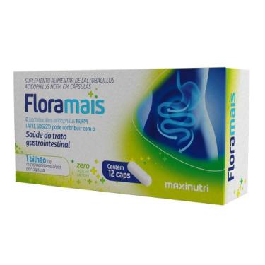 Imagem de Floramais Probiotico Lactobacillus 12 Cápsulas Maxinutri