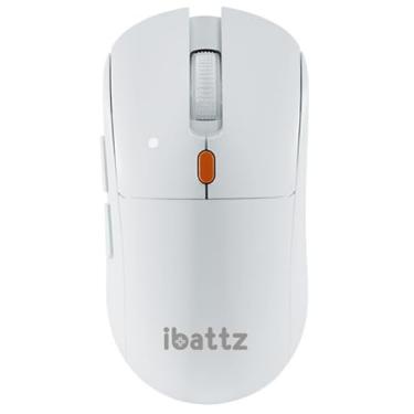 Imagem de Mouse inteligente de 3 modos, 2,4G, Bluetooth, conexão com fio (branco)