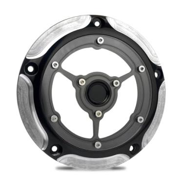 Imagem de Capa Derby com corte contrastante para Harley Softail Slim FLSL 107, Fatboy, Breakout FXBRS 114, Deluxe, Low Rider, e Fatbob 2019-2024