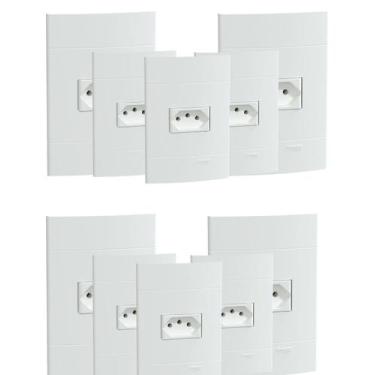 Imagem de 20 un Conjunto de Tomada Branco Fosco 10A 250V SCHNEIDER