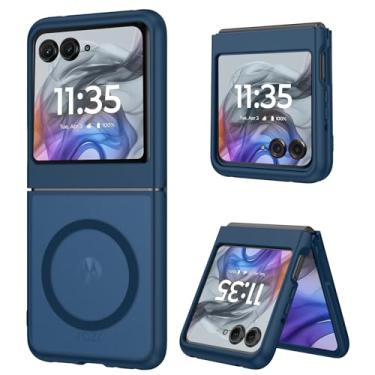 Imagem de DUEDUE Capa magnética para Motorola Moto Razr 2025/2024, Moto Razr 60/50 [compatível com MagSafe], capa protetora antiarranhões à prova de choque para Motorola Razr 2025/2024/60/50 de 6,9 polegadas