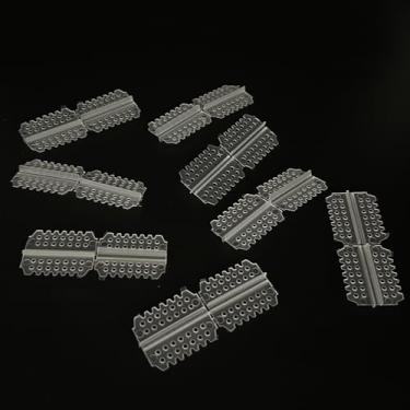 Imagem de URIMPAVIDO 8PCS RC Airplane Pinned Hinges for RC Plane Helicopter Aircraft DIY Model Plane Parts (Transparent)