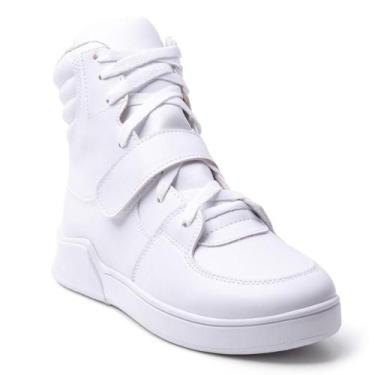 Imagem de Tênis Feminino Esportivo Cano Alto Caminhada - Mila Marques, 36, Branc