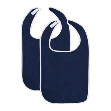 Imagem de Kokiya 2pcs adultos babadores para comer protetores de roupas para adultos laváveis ​​e...