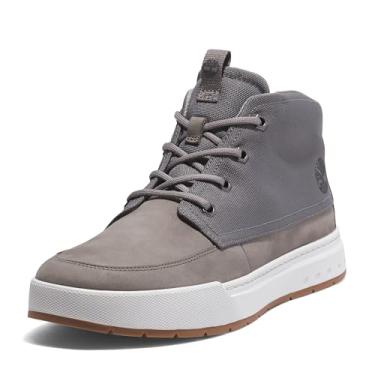 Imagem de Timberland Tênis masculino Maple Grove com cadarço médio, Nobuck cinza médio, 8