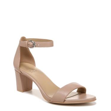 Imagem de Naturalizer Sandália feminina Vera com tira no tornozelo e salto bloco, Malva vintage, 35