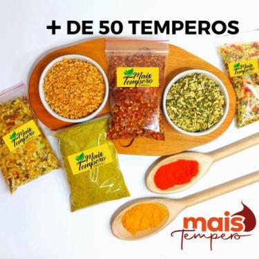Imagem de Monte seu kit tempero com 1kg 100g cada 10 Unidades - lttalimentos