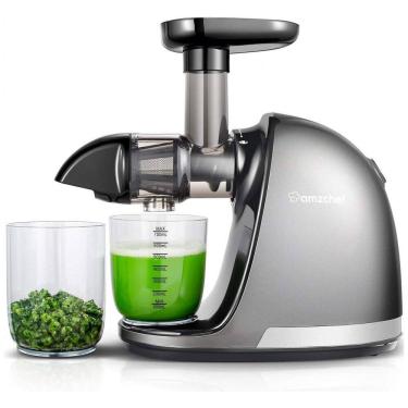 Imagem de Centrífuga de Frutas com Função Reversa e Alto Rendimento, 110V 150W, Cinza