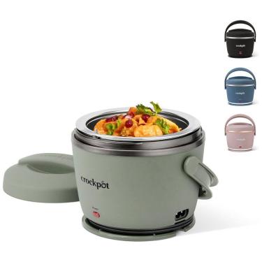 Imagem de Lancheira Elétrica Portátil 600 mL Aquece e Mantem Aquecido, 110v, CROCK POT 2158780, Verde