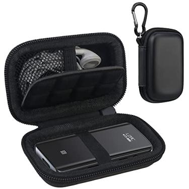 Imagem de Lacdo Capa para amplificador de fone de ouvido FiiO BTR5-2021 / FiiO BTR5-384K Amplificadores de fone de ouvido, capa de amplificador, fones de ouvido, cabos USB, capa protetora para transporte, bolsa