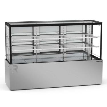 Imagem de Vitrine Refrigerada 1,90 Metros 2 Prateleiras Titanium Premium Inox VTPRR1900 2P 220V - Refrimate