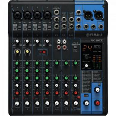 Imagem de Mesa de Som Analógica 10 Canais MG10XU Preta yamaha Compatível Ipad