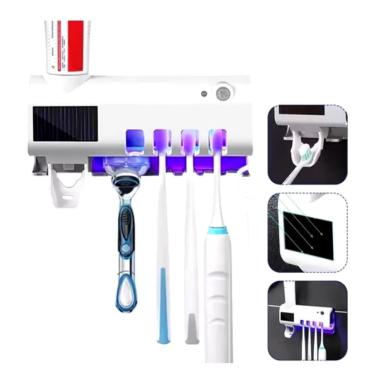 Imagem de Suporte De Escova De Dentes Dispensador Automático De Pasta